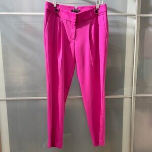Ann Taylor Petite Bright Hot Pink Dress